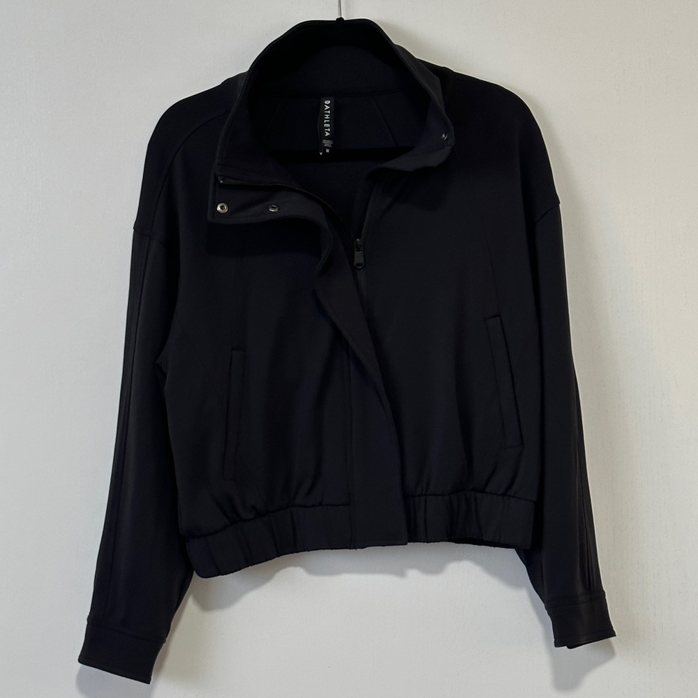 Athleta Black Zip Up Jacket